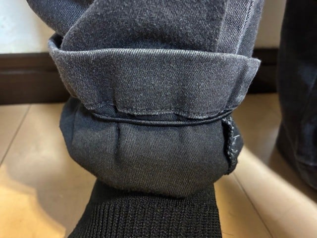 ズボンの長さ調節