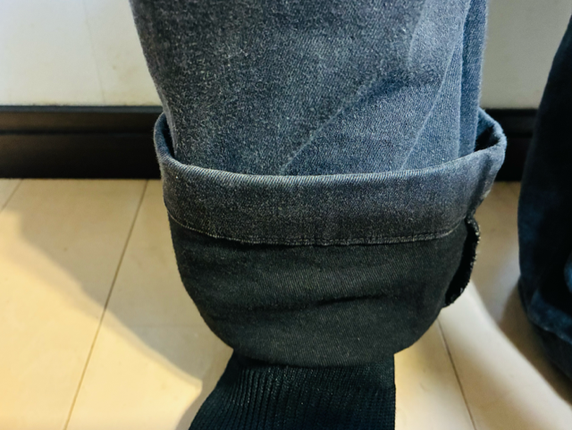 ズボンの長さ調節