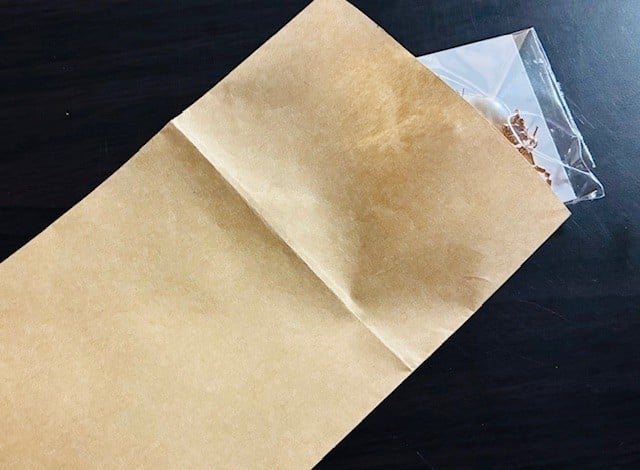 茶封筒ラッピング