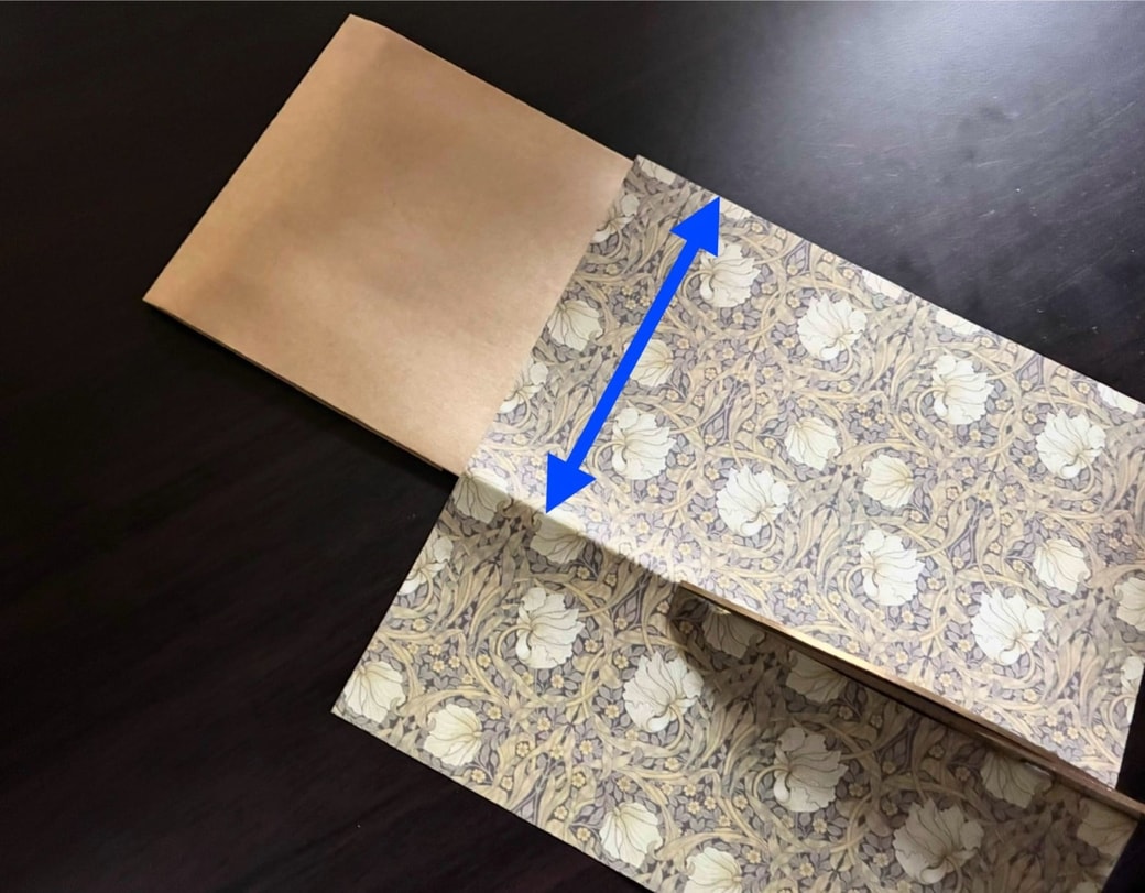 茶封筒ラッピング