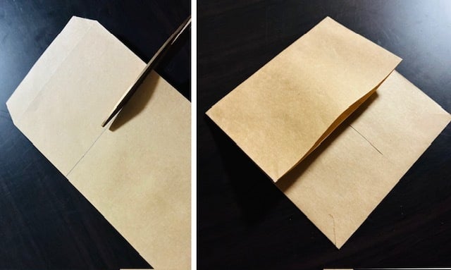 茶封筒ラッピング