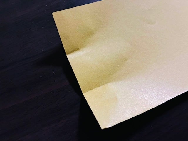 茶封筒ラッピング