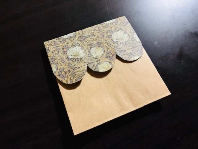 茶封筒ラッピング