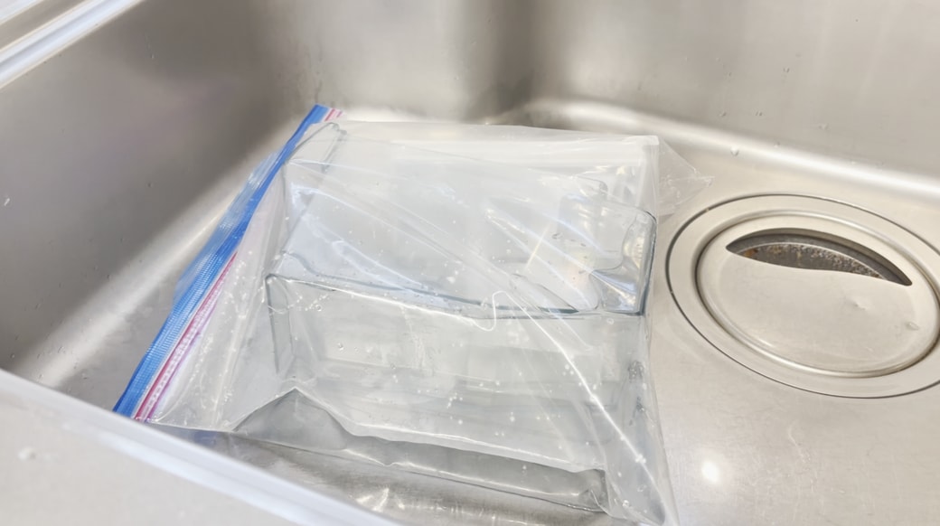 つけ置きをする