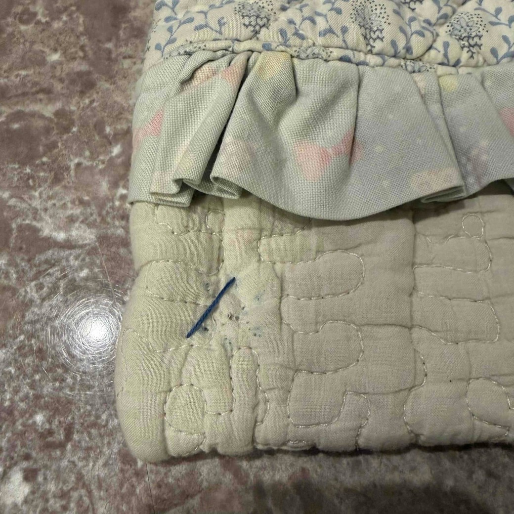 1本縫ったところ