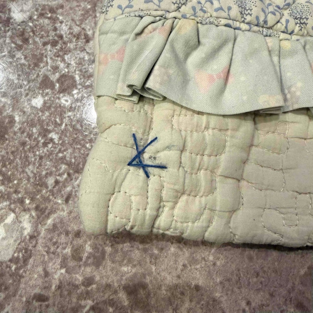 3本縫ったところ