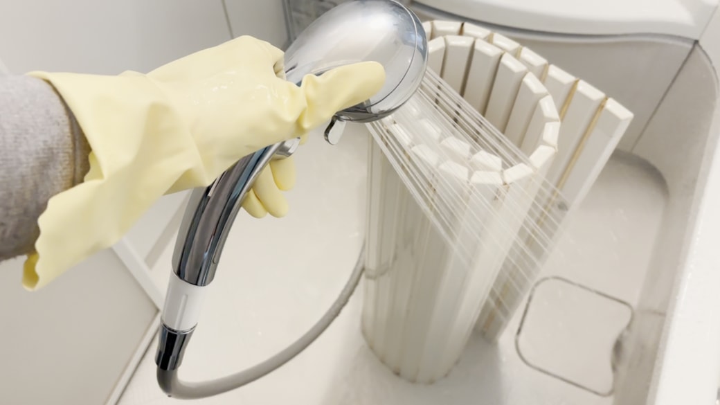 しっかり洗い流す