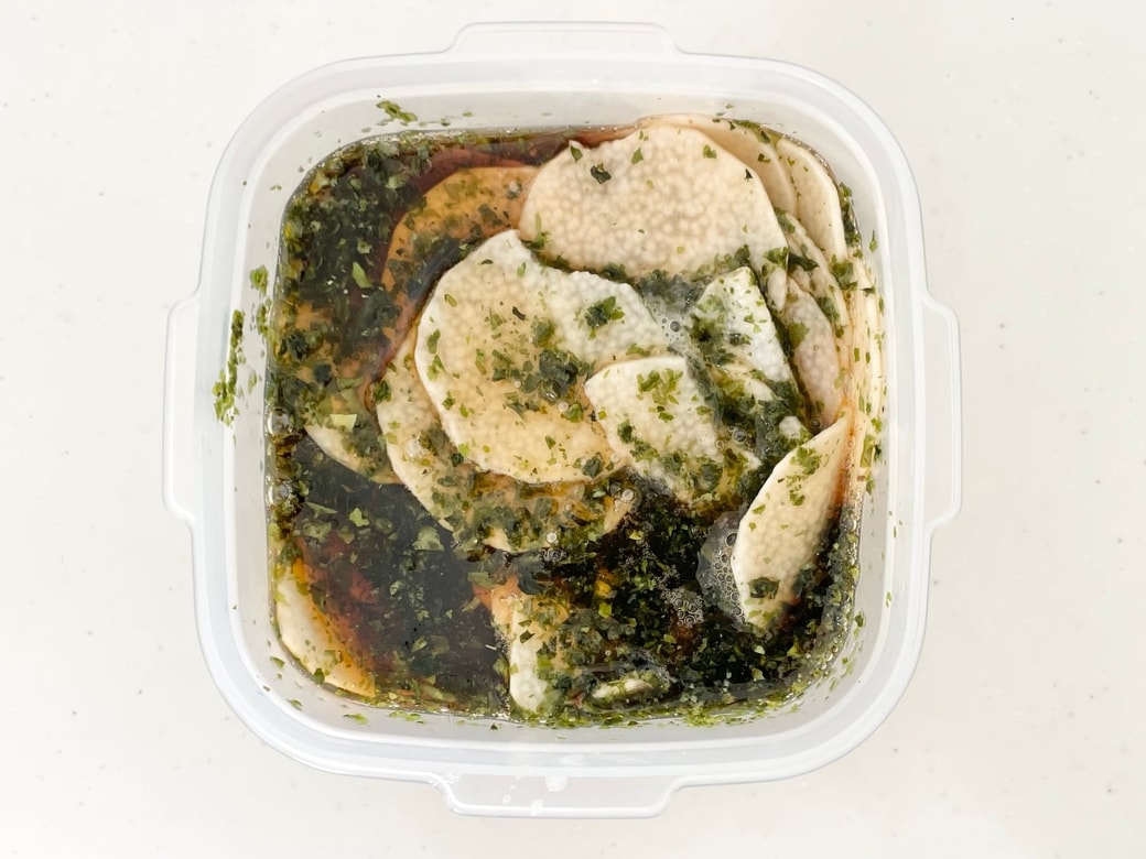 長芋のめんつゆ漬け