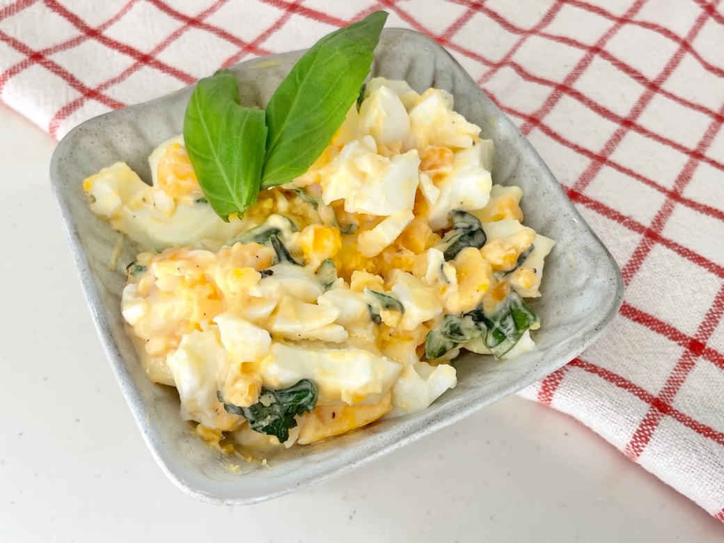 バジルマヨのたまごサラダ