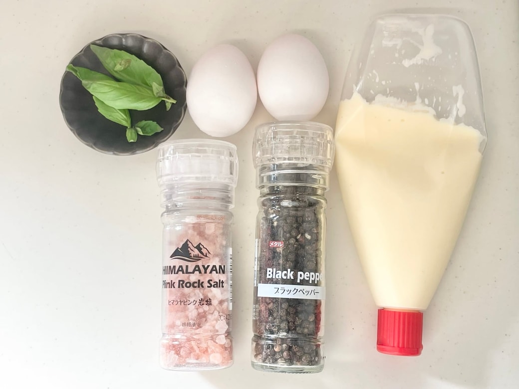 バジルマヨのたまごサラダ