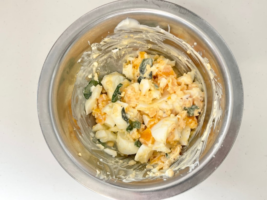 バジルマヨのたまごサラダ