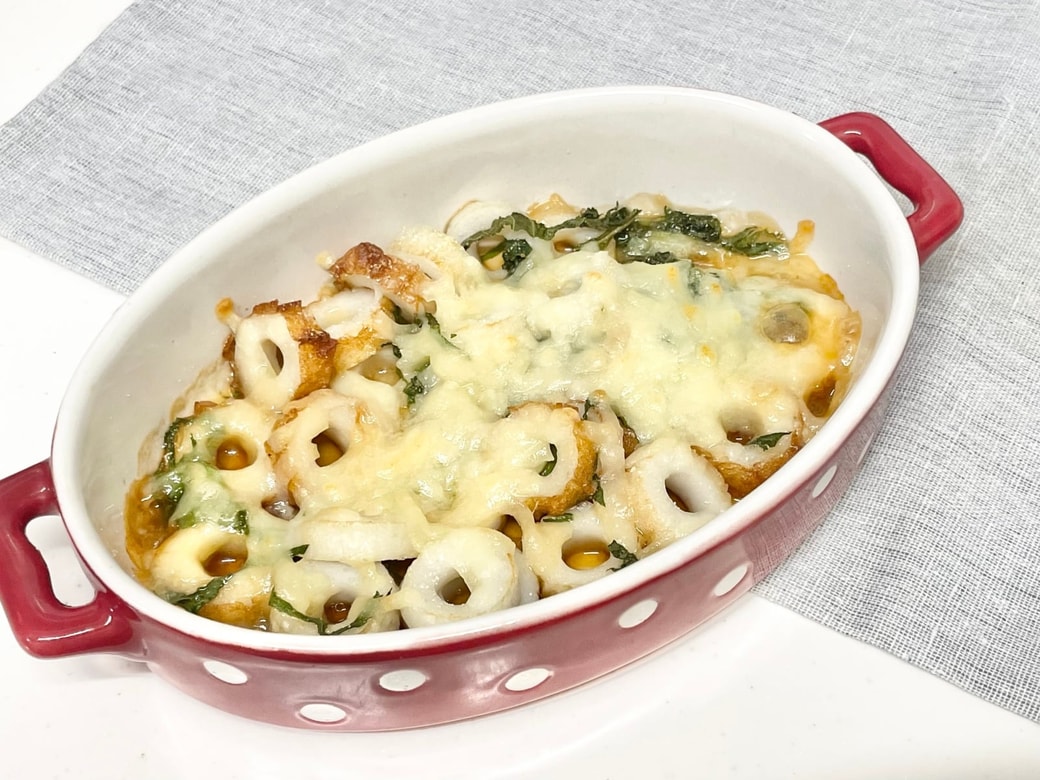 和風ちくわチーズ焼き