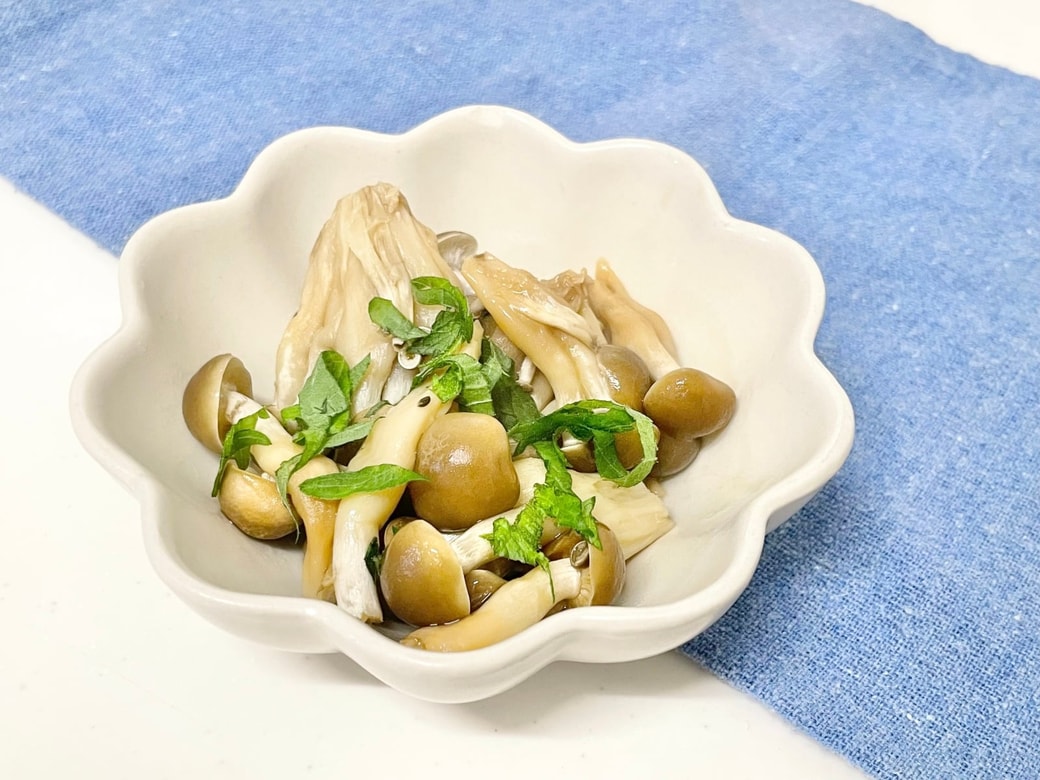 しめじと大葉のさっぱりポン酢和え