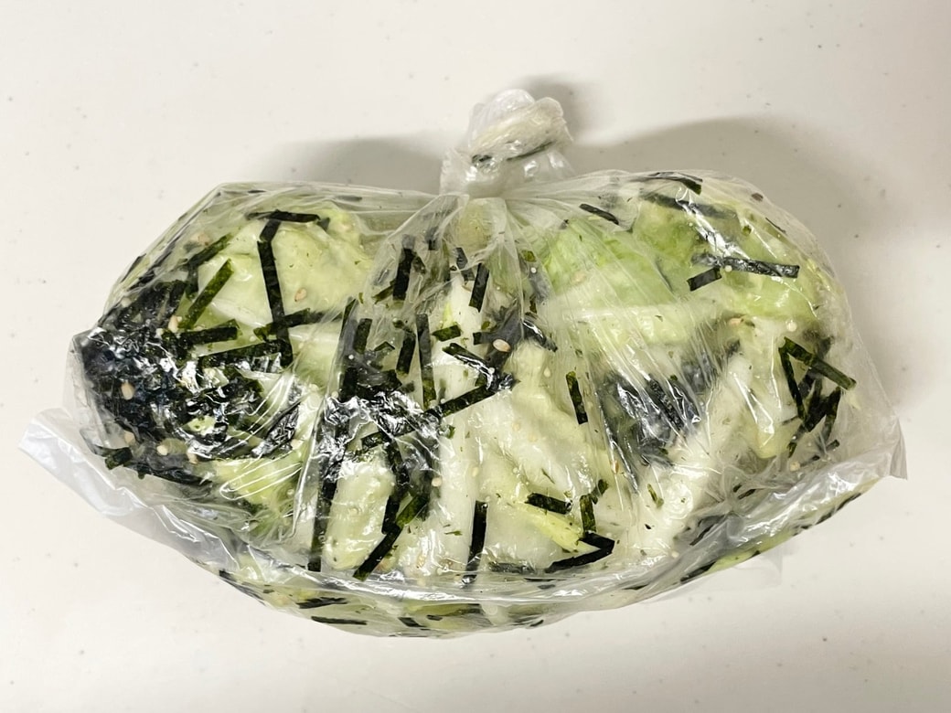 やみつきのりキャベツ