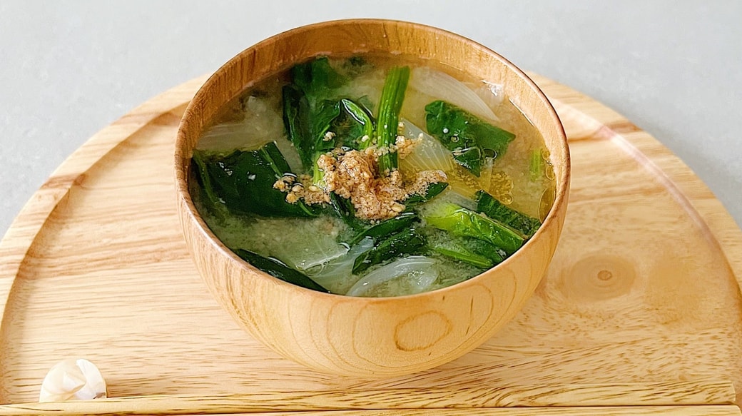 ほうれん草みそ汁
