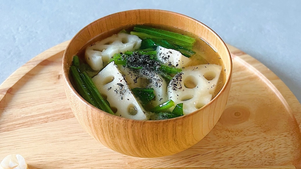 ほうれん草のみそ汁