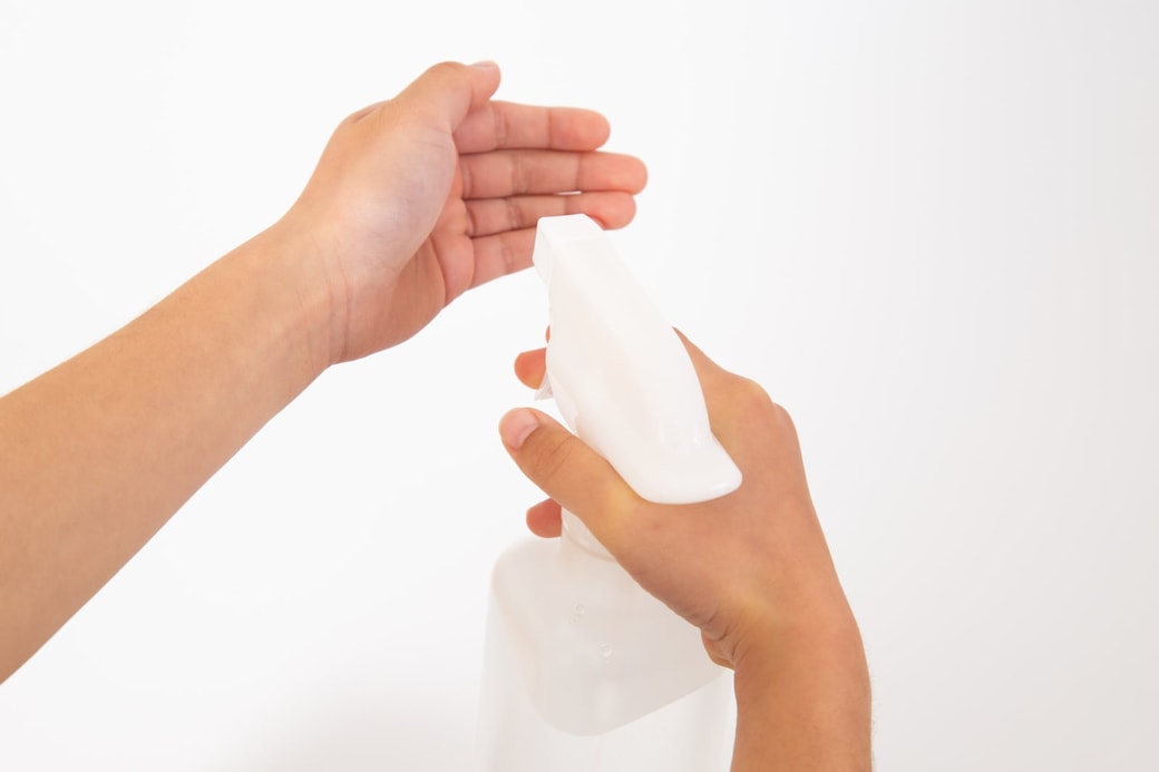 NG①手指の消毒に使う