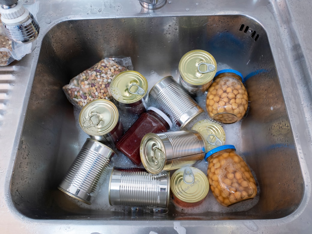 NG②缶詰を放置する