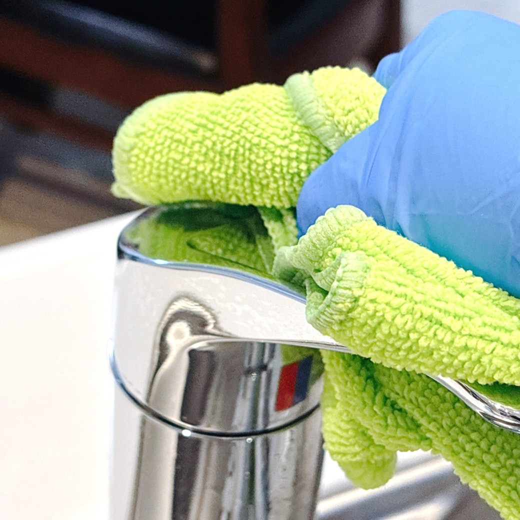 汚れが落ちたら掃除終了