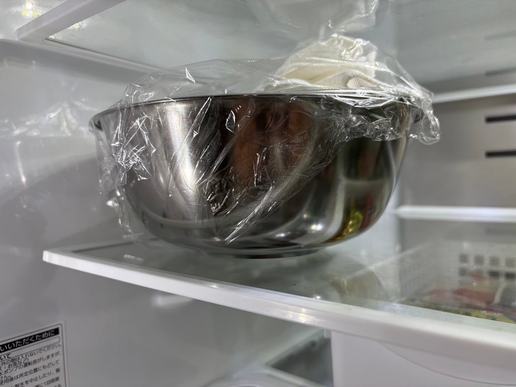 冷蔵庫で12時間以上放置する