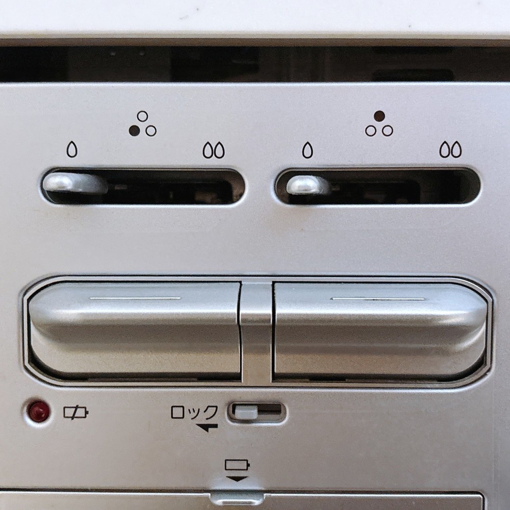 掃除後のスイッチ部分