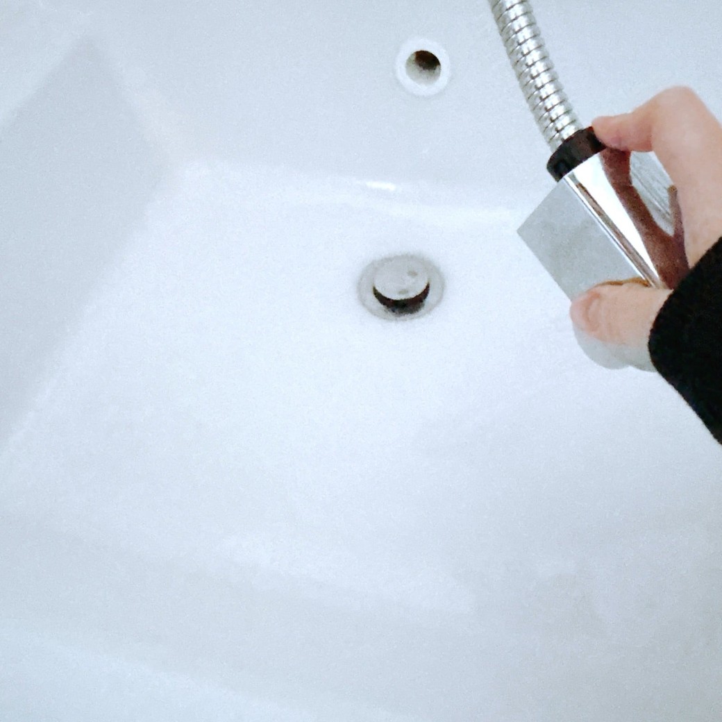 水でしっかりとすすぐ