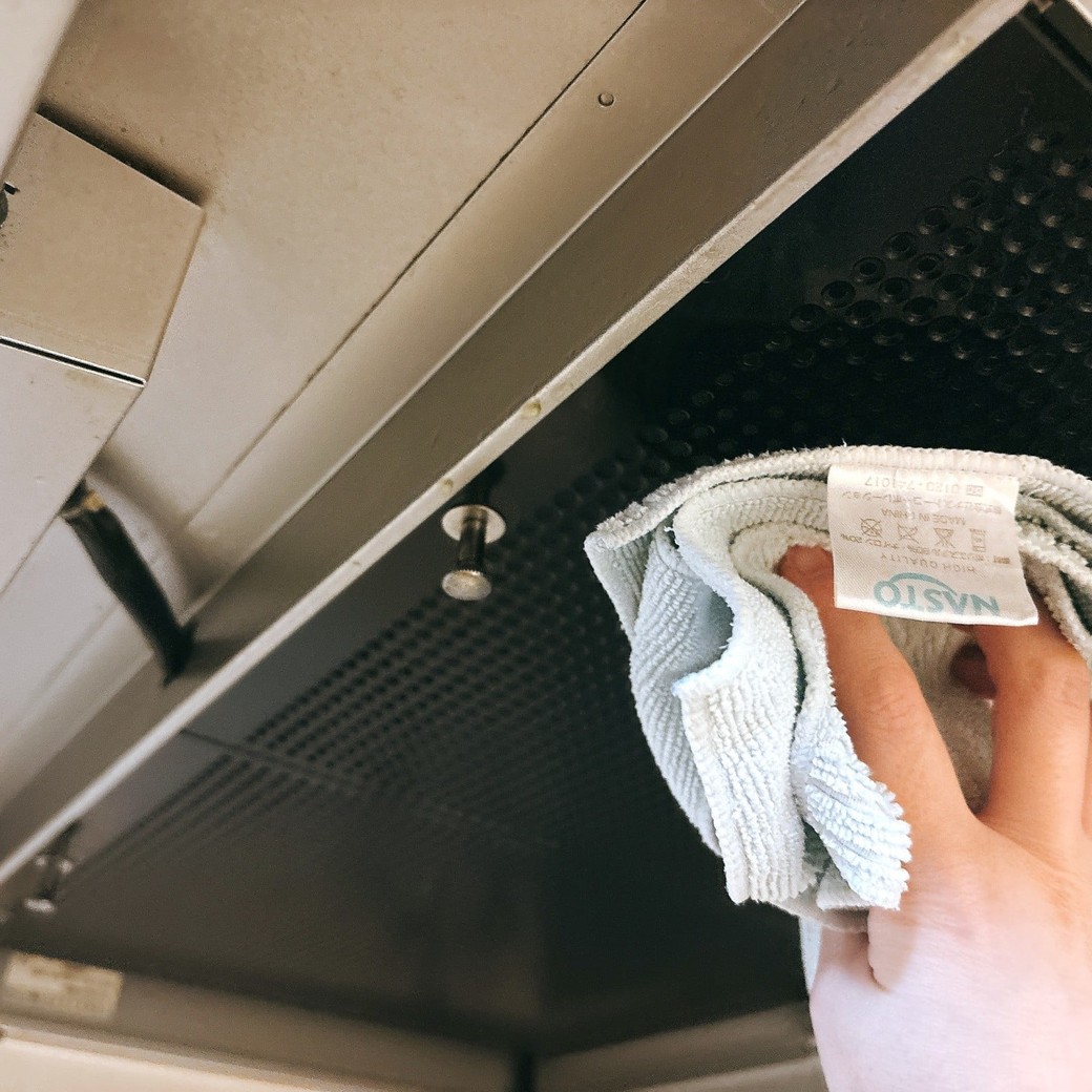 フィルターもウタマロ拭きしよう