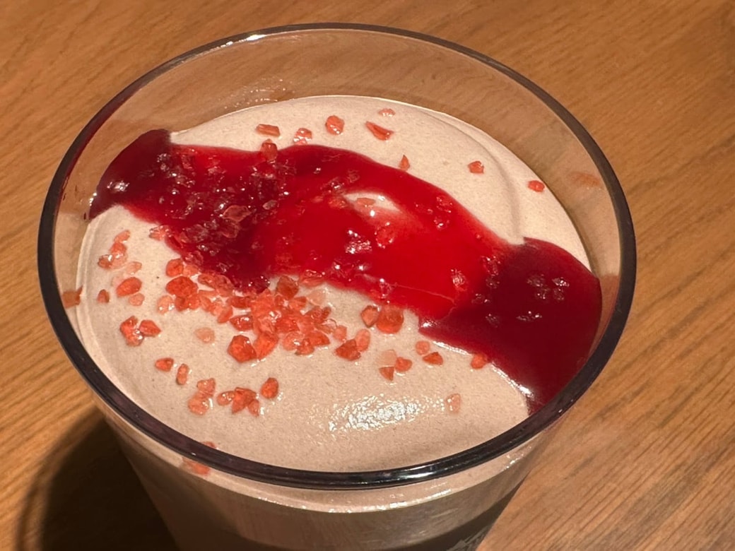 カカオ&ストロベリームースフラペチーノ