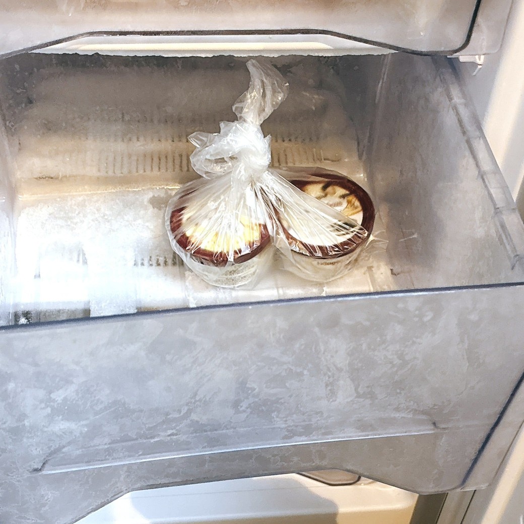 冷凍庫の奥に入れたハーゲンダッツ