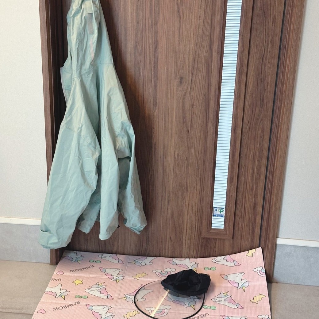 雨の日の水滴対策にレジャーシートを活用