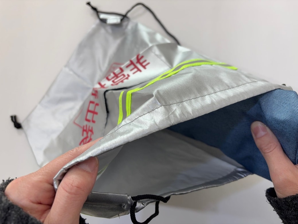 防災リュックの中でもかさばらない