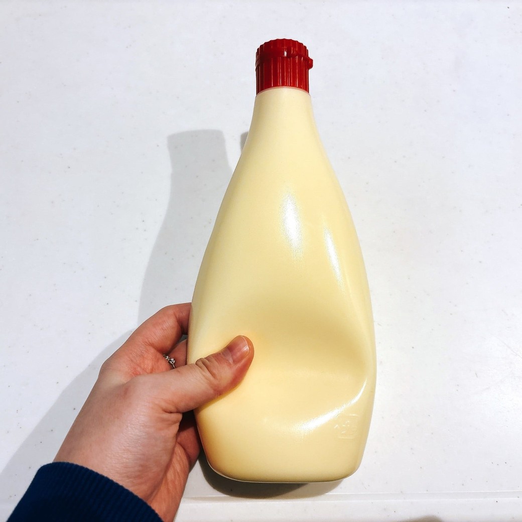 マヨネーズを加えるとふわふわになる