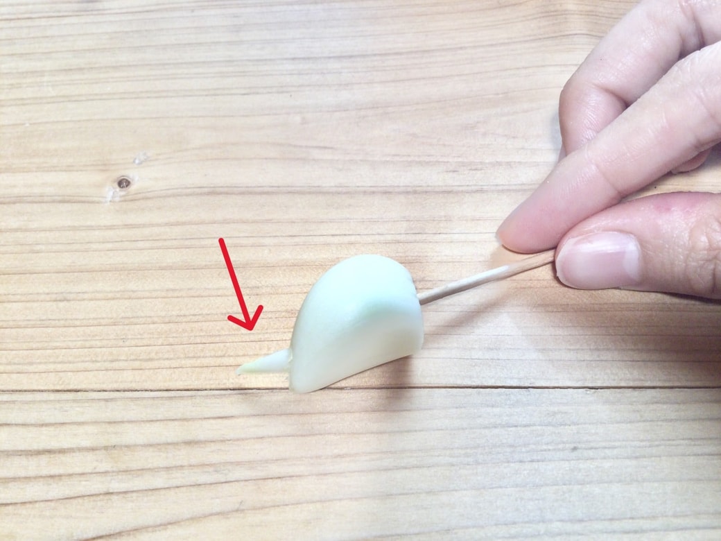 にんにくとつまようじ