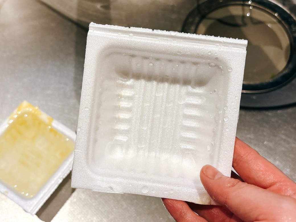 キレイになった納豆パック