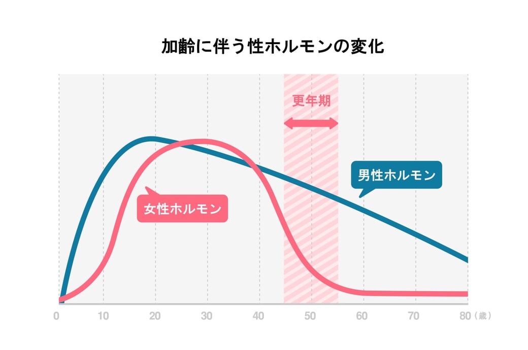 ホルモンの変化