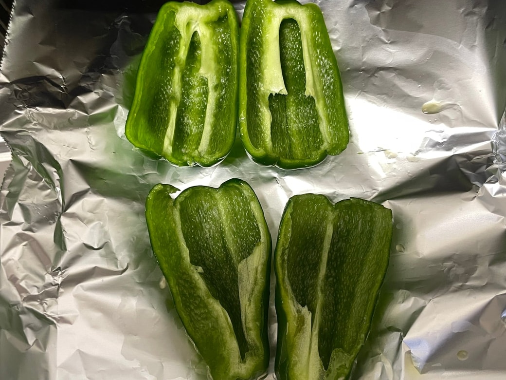 ピーマンのグリル焼き