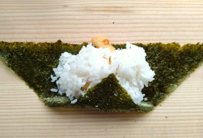 下ののりから包む