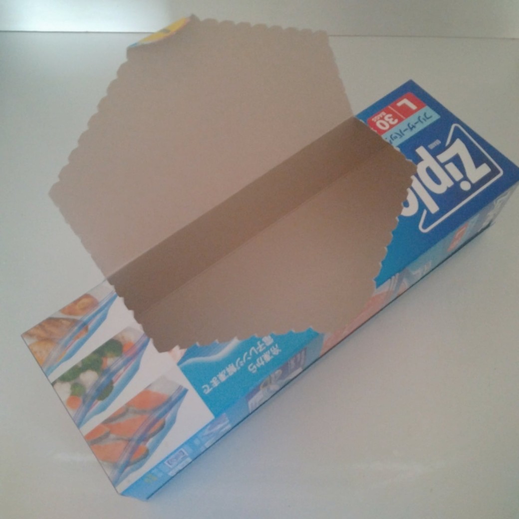 ジップロックの空き容器