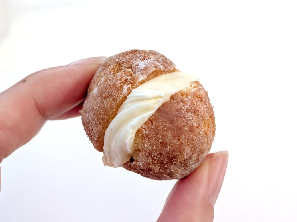 シナモンブランデーチーズクリームボール完成