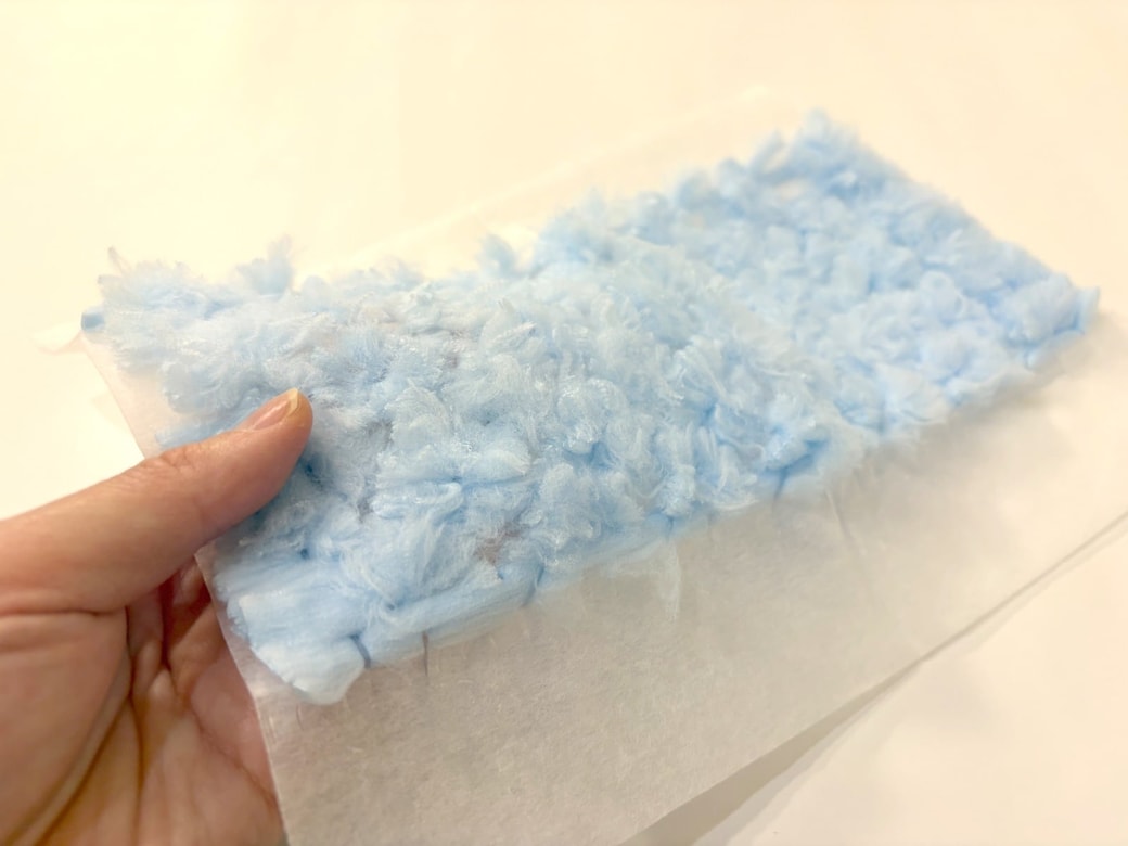 ふわふわしたシート