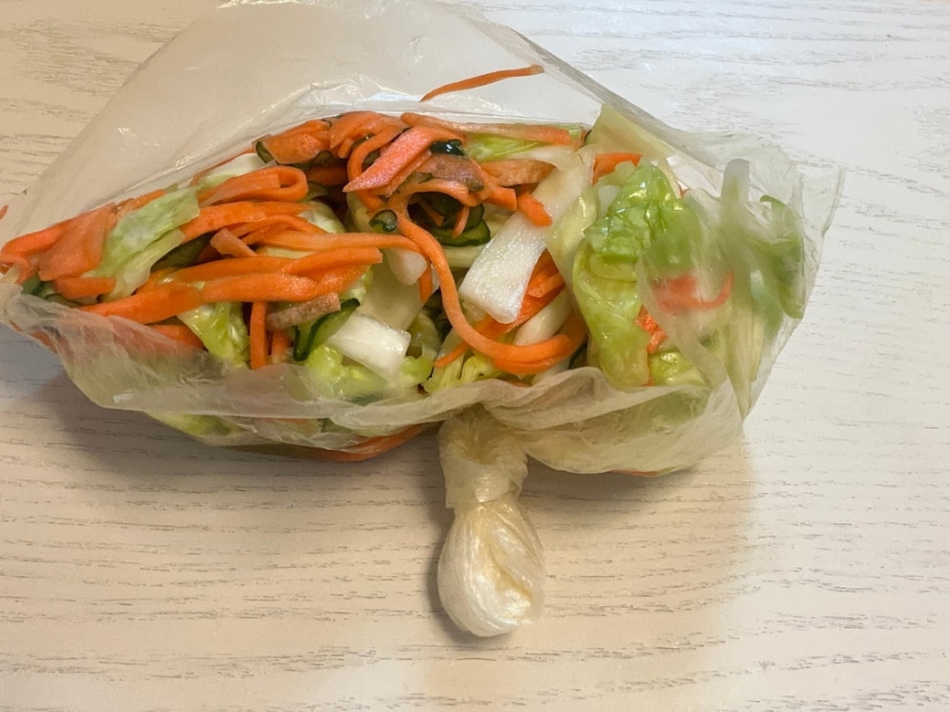 完全に底が開いた状態