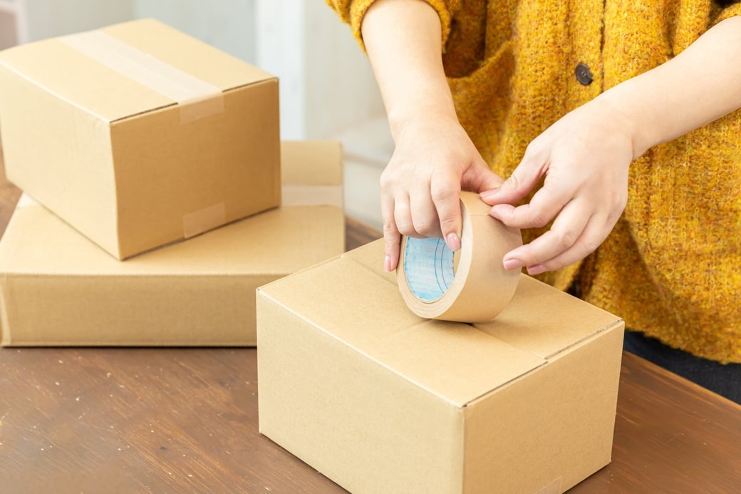 ダンボールの梱包