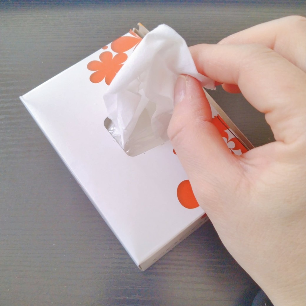 ボックスティッシュの空き箱