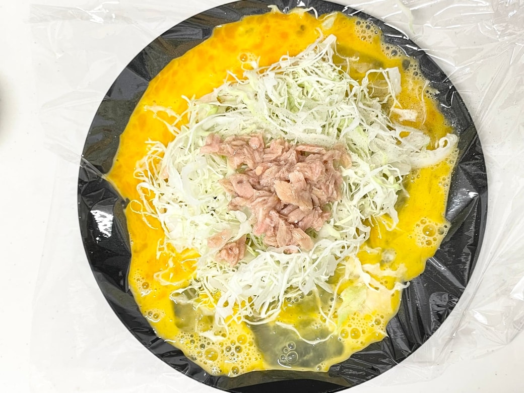 お好み焼き風卵焼き