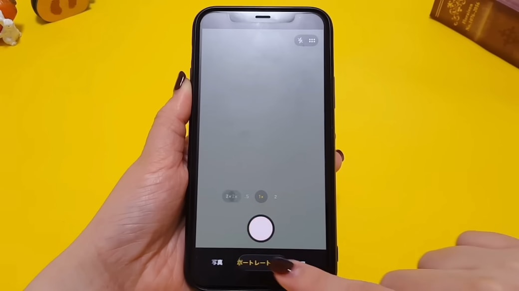 ポートレートのときは「ポートレート」を選ぶ