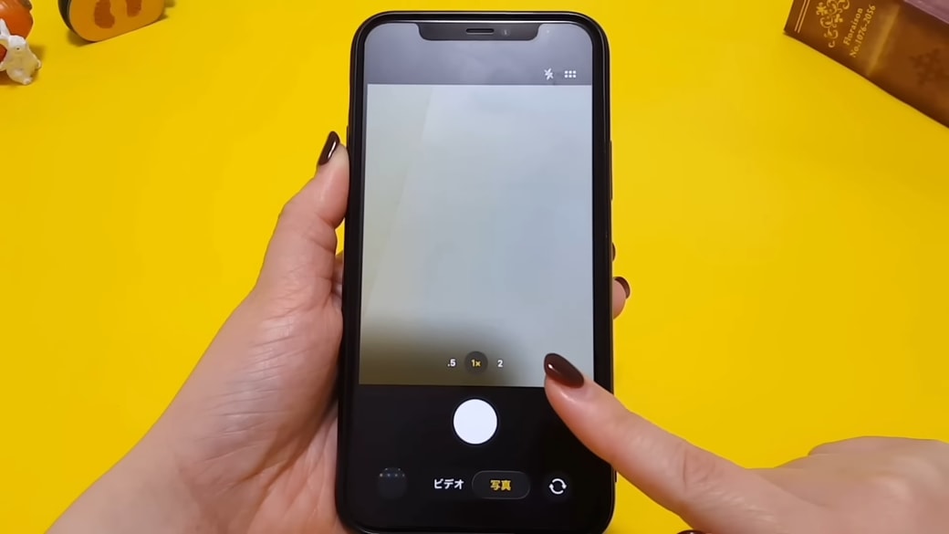 カメラアプリを開いたときの普通のモード