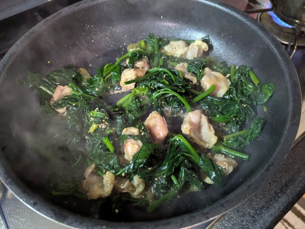 ちぢみほうれん草