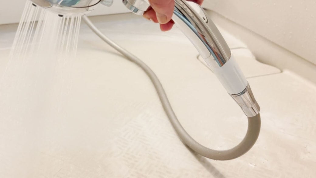 しっかり洗い流す