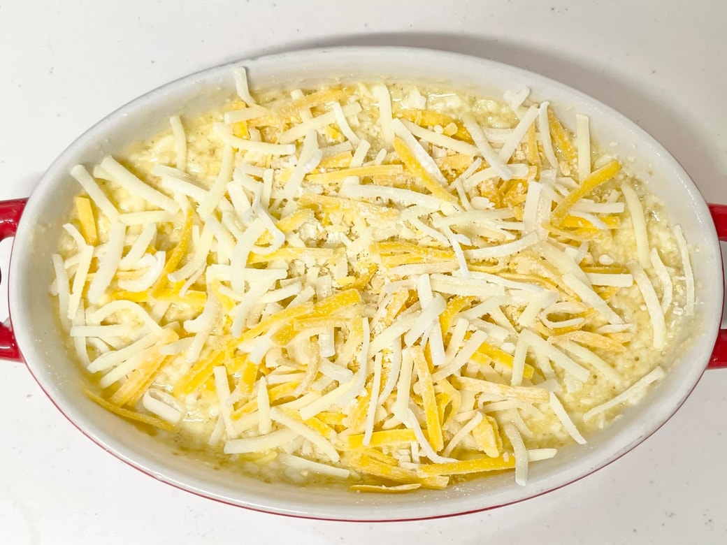 豆腐と卵のチーズ焼き