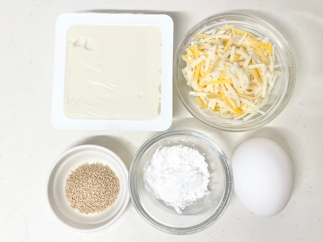 豆腐と卵のチーズ焼き